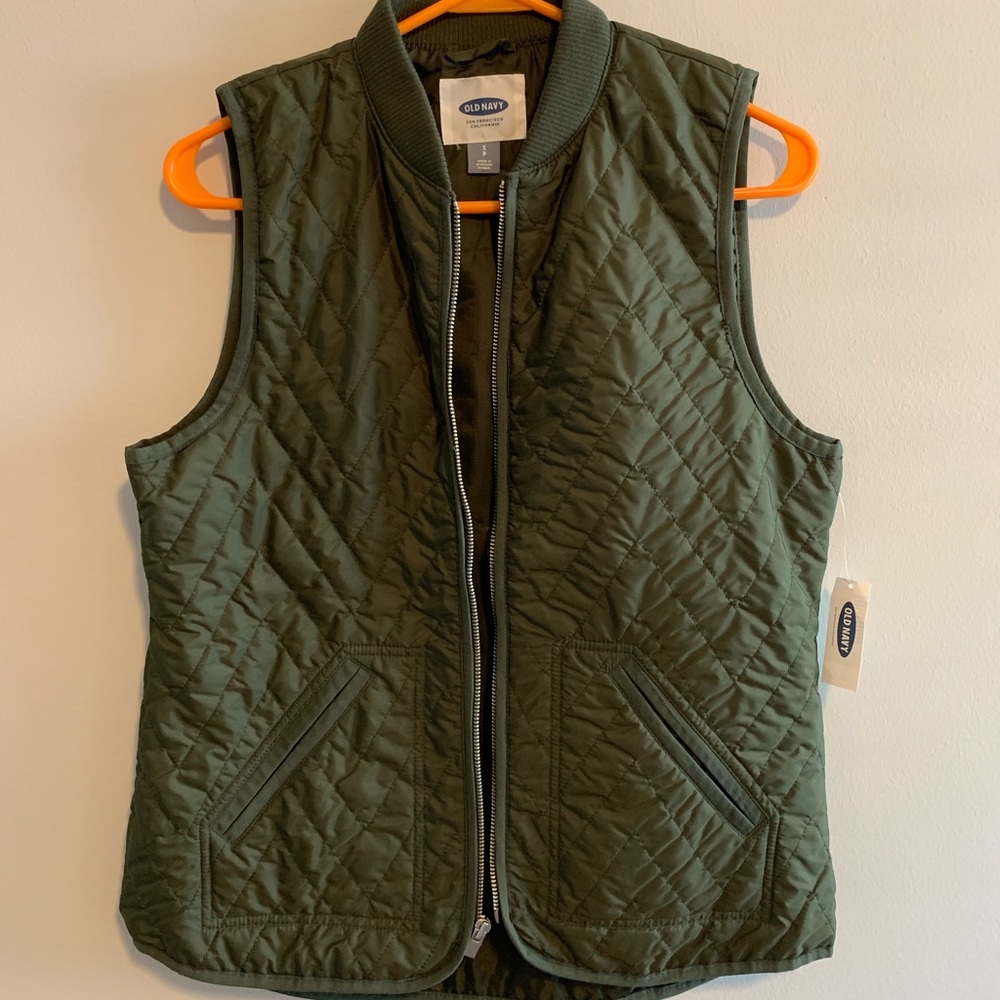 Old Navy size small green vest